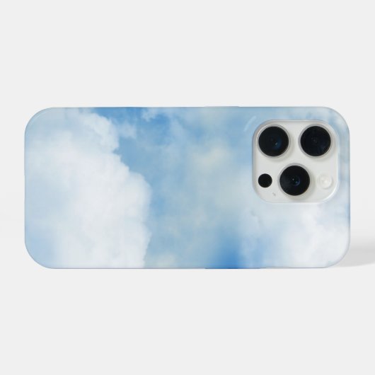 ふわふわの雲 iPhoneケース (裏面横)
