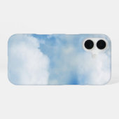 ふわふわの雲 iPhone 16ケース (裏面横)