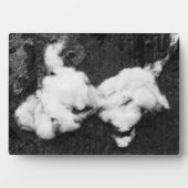 ふわふわの額を下げる フォトプラーク (正面)