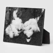 ふわふわの額を下げる フォトプラーク (側面)