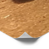 ふわふわの黒い子猫のポスター ポスター (角)