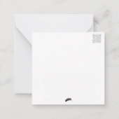 ふわふわアクリングハガキスタイルnotecard ノートカード (裏面)