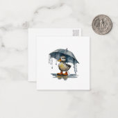 ふわふわアクリングハガキスタイルnotecard ノートカード (正面/裏面インサイチュ)