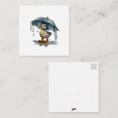 ふわふわアクリングハガキスタイルnotecard ノートカード (正面/裏面)