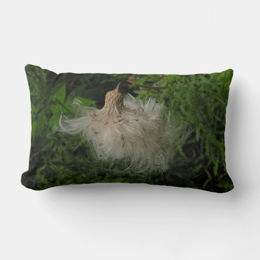 ふわふわアメリカの毛上枕 ランバークッション (正面)