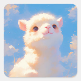 ふわふわアルパカワンダー スクエアシール