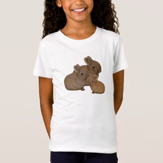 ふわふわウサギ Tシャツ (正面)