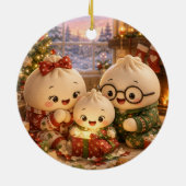 ふわふわクリスマス セラミックオーナメント (裏面)