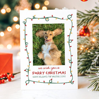 ふわふわクリスマス ペットフォト シーズンカード