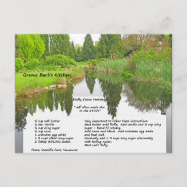 ふわふわココアつや消しレシピはがき ポストカード