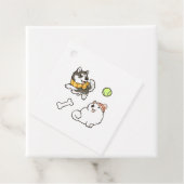 ふわふわスピッツ犬 フェイバータグ (インサイチュ)