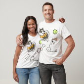 ふわふわスピッツ犬 Tシャツ (ユニセックス)