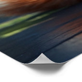 *~*ふわふわターンヘッドキティ猫5:4ネコ猫 ポスター (角)