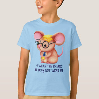 ふわふわチーズマンのビジネスマウス ネクタイ 眼鏡 おたく Tシャツ