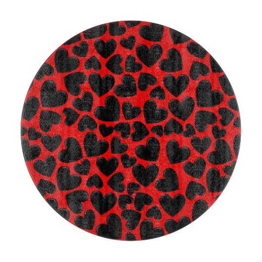 ふわふわハート カッティングボード (正面)