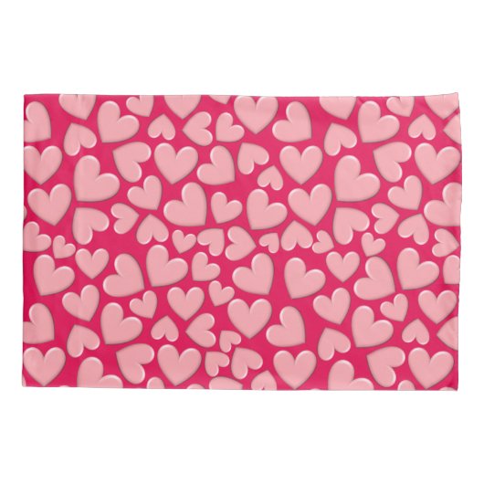 ふわふわハート 枕カバー (裏面)