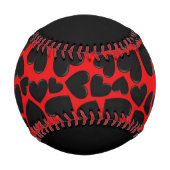 ふわふわハート 野球ボール (正面)