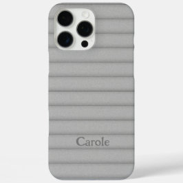 ふわふわパフライン お気に入りの色 カスタム名入り iPhone 16 PRO MAXケース