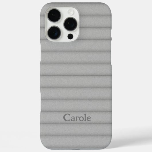 ふわふわパフライン お気に入りの色 カスタム名入り Case-Mate iPhoneケース (裏面)