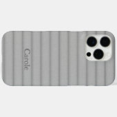ふわふわパフライン お気に入りの色 カスタム名入り Case-Mate iPhoneケース (裏面 (横))