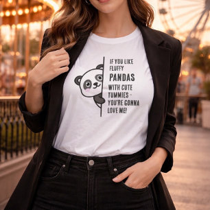 ふわふわパンダ / ラブミーTシャツ トライブレンドＴシャツ