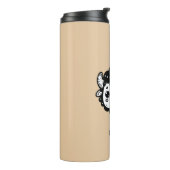 ふわふわビソンベビー-かわいいズファームアニマルアート タンブラー (回転左)