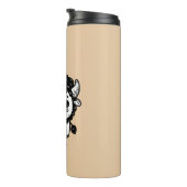 ふわふわビソンベビー-かわいいズファームアニマルアート タンブラー (回転右)