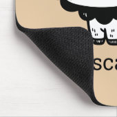 ふわふわビソンベビー-かわいいズファームアニマルアート マウスパッド (コーナー)