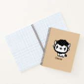 ふわふわビソン赤ちゃん - かわいい農場動物アート ノートブック (内部)