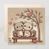 ふわふわベンチラブカード シーズンカード (正面/裏面)