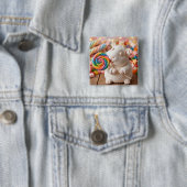ふわふわモルモットのモルンガとキャンディ 缶バッジ (インサイチュ)