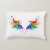 ふわふわレインボーウィングス アクセントクッション (裏面)