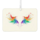 ふわふわレインボーウィングス カーエアーフレッシュナー (裏面)