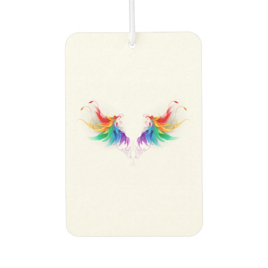 ふわふわレインボーウィングス カーエアーフレッシュナー (正面)