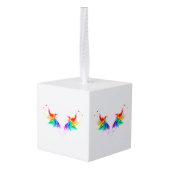 ふわふわレインボーウィングス キューブオーナメント (裏面アングル)