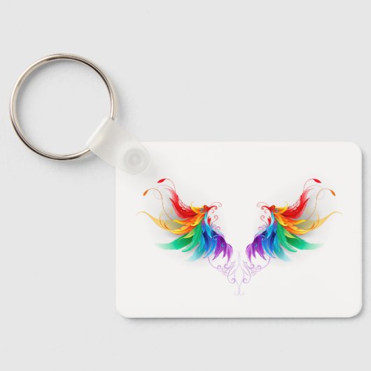 ふわふわレインボーウィングス キーホルダー (裏面)