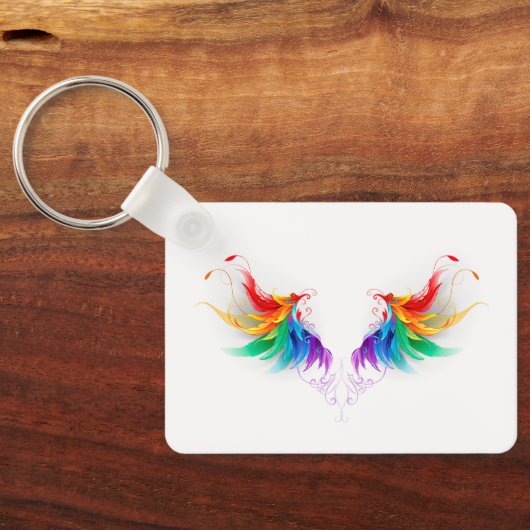 ふわふわレインボーウィングス キーホルダー (裏面)