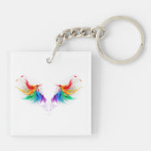 ふわふわレインボーウィングス キーホルダー (裏面)