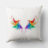 ふわふわレインボーウィングス クッション (裏面)