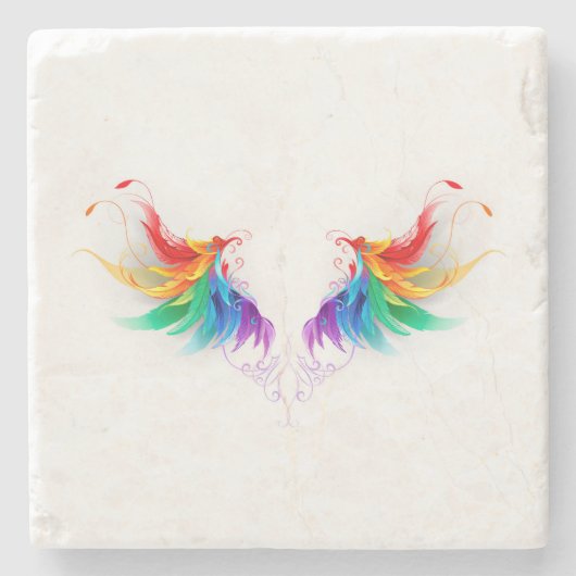 ふわふわレインボーウィングス ストーンコースター (正面)