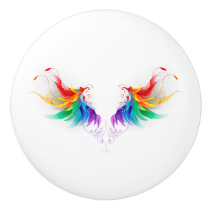 ふわふわレインボーウィングス セラミックノブ