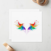 ふわふわレインボーウィングス ノートカード (正面/裏面インサイチュ)