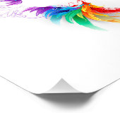 ふわふわレインボーウィングス フォトプリント            (角)