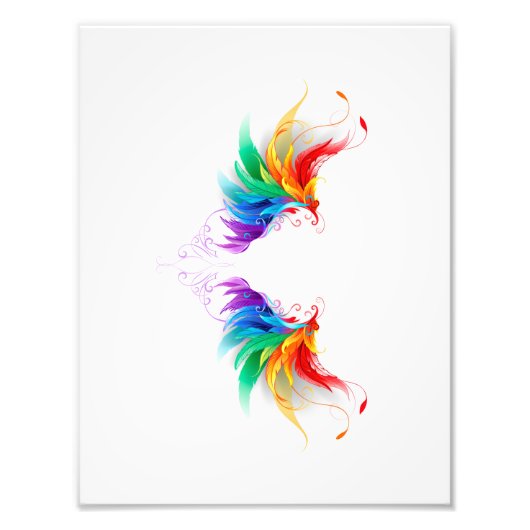 ふわふわレインボーウィングス フォトプリント            (正面)