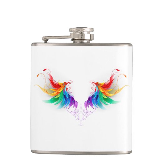 ふわふわレインボーウィングス フラスク (正面)