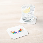 ふわふわレインボーウィングス ペーパーコースター (インサイチュ)