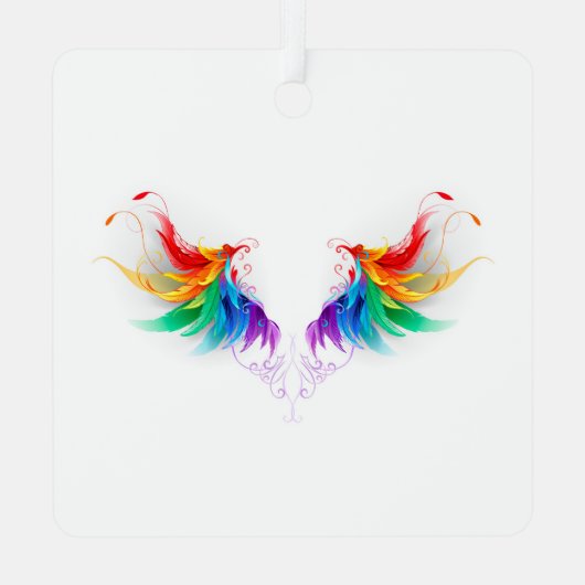 ふわふわレインボーウィングス メタルオーナメント (裏面)