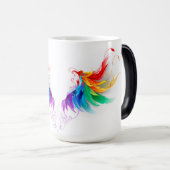 ふわふわレインボーウィングス モーフィングマグカップ (正面右)