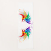 ふわふわレインボーウィングス ヨガマット (正面)