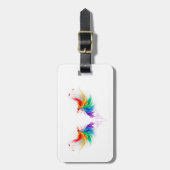 ふわふわレインボーウィングス ラゲッジタグ (正面縦)